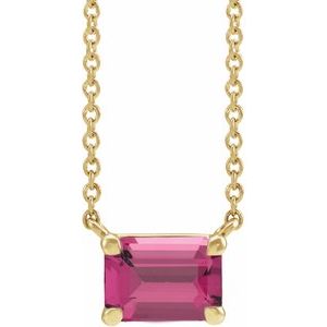 Claw-Prong Solitaire Necklace or Center