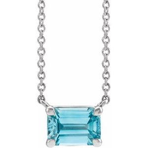 Claw-Prong Solitaire Necklace or Center