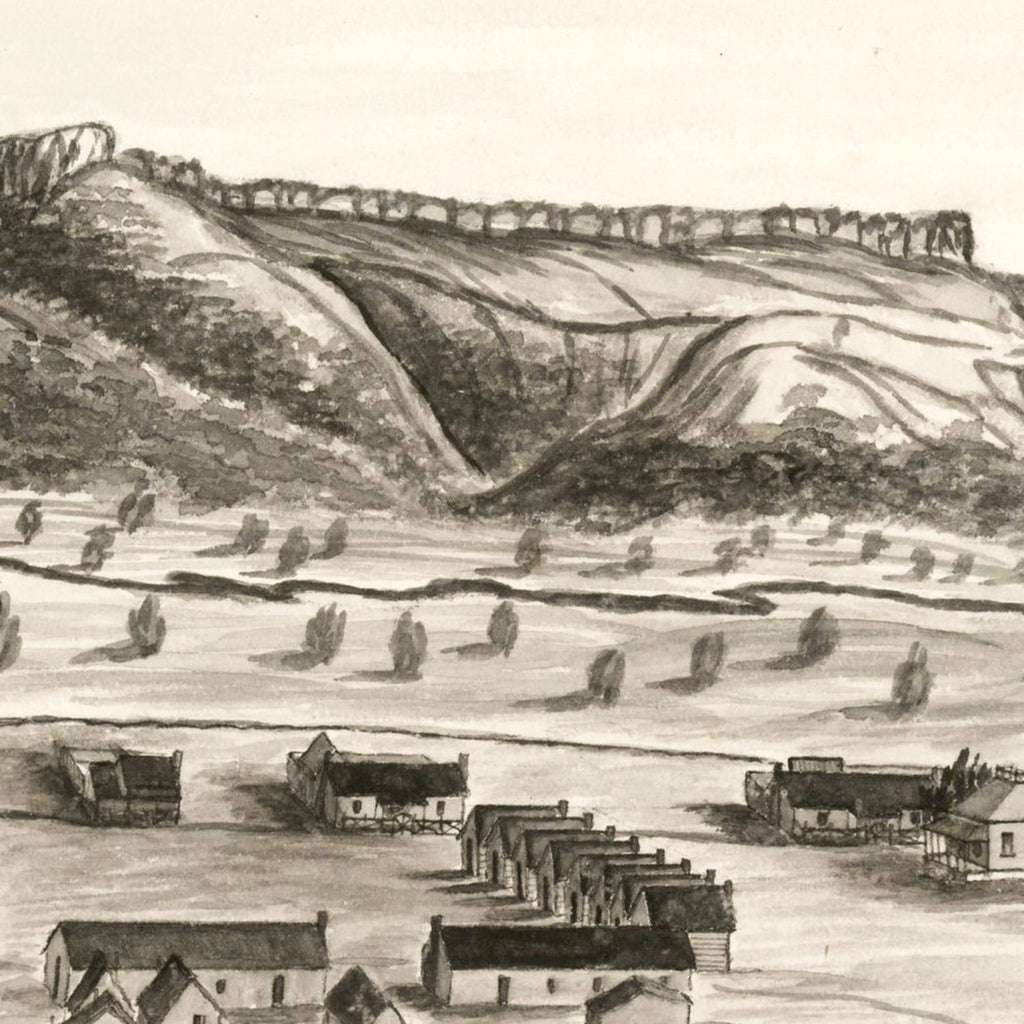 Vintage Map of Camp Apache, Arizona 1876