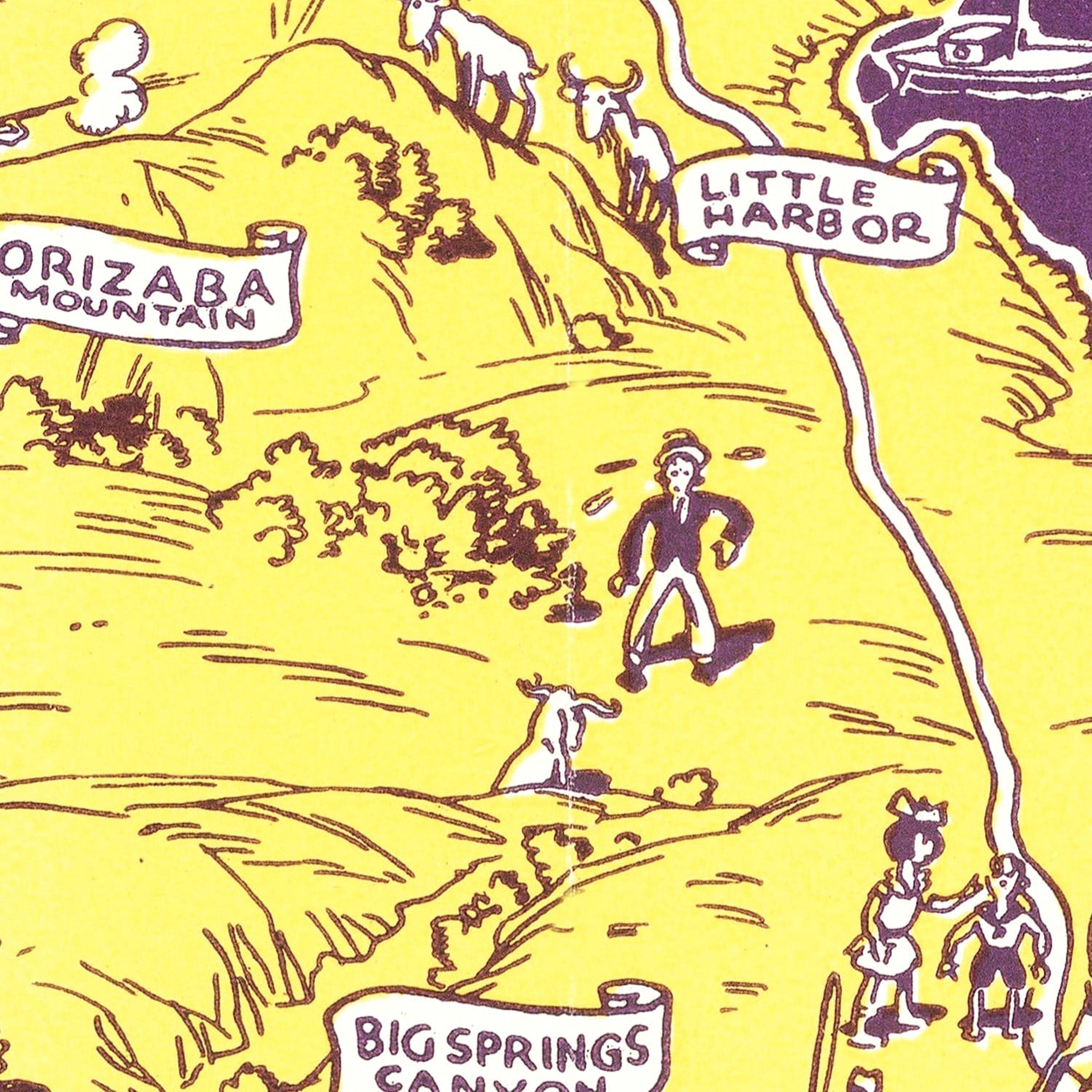 Vintage Catalina Island Map 1931