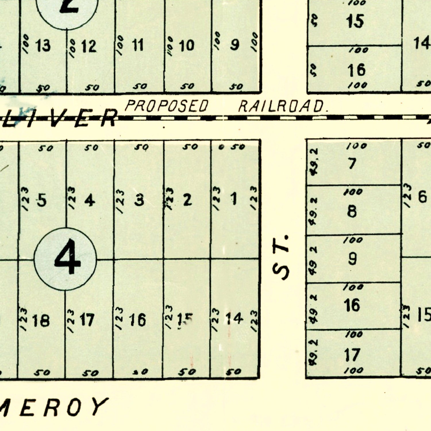 Vintage Map of Pizmo Beach, California 1887