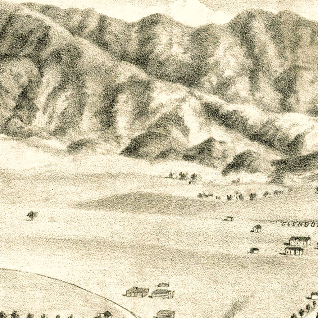 Vintage Map of Alosta, California 1888
