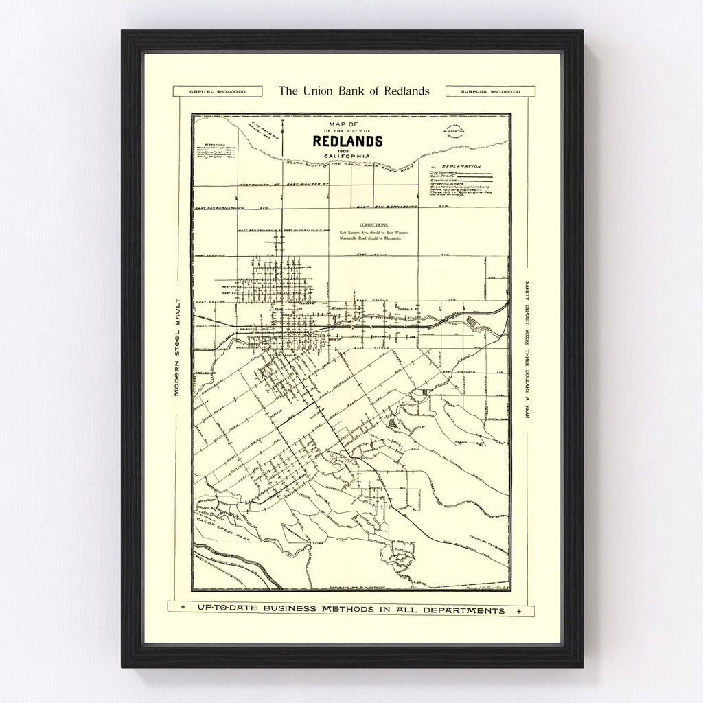 Vintage Map of San Jose, California 1899