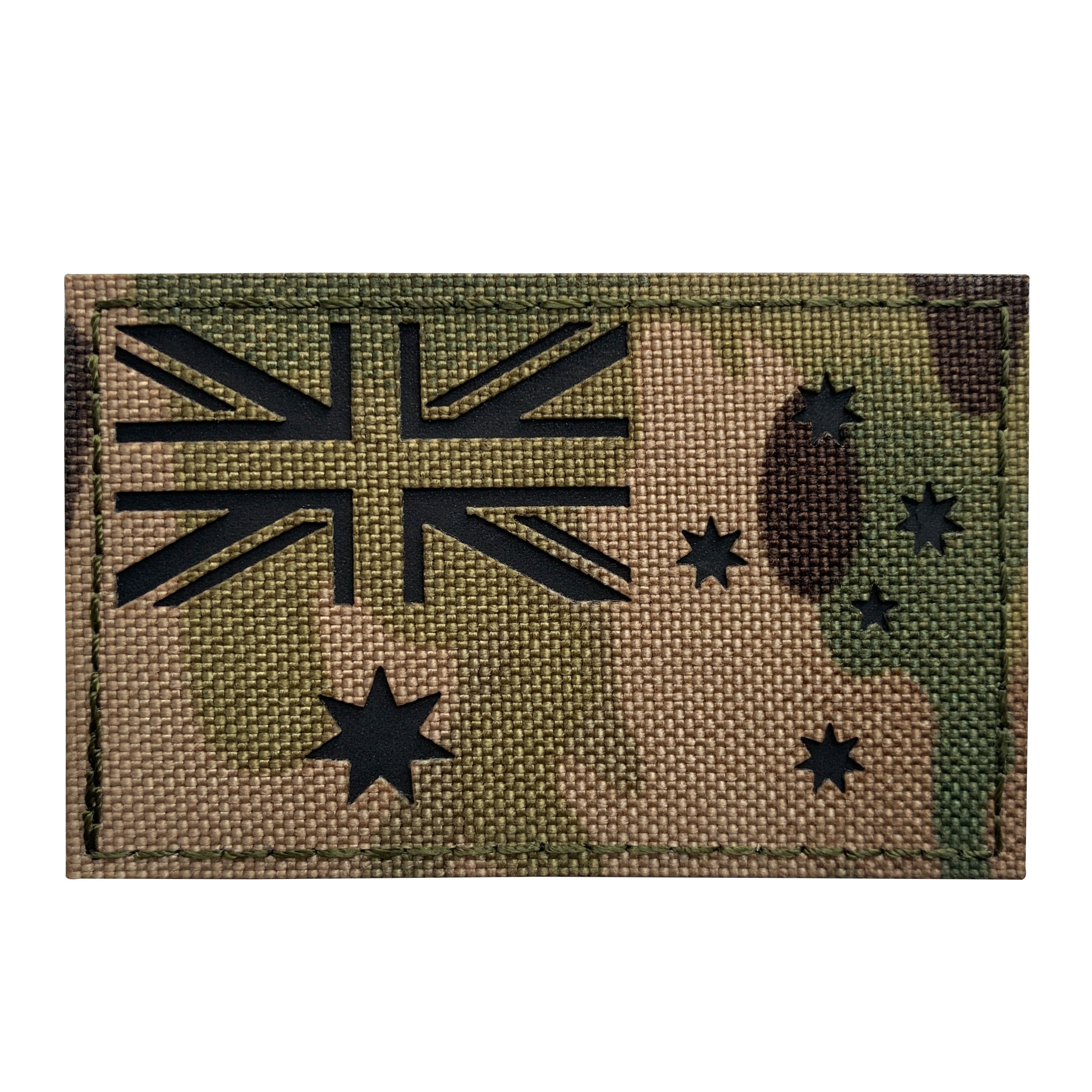Reflective Fabric Australian Flag Multicam