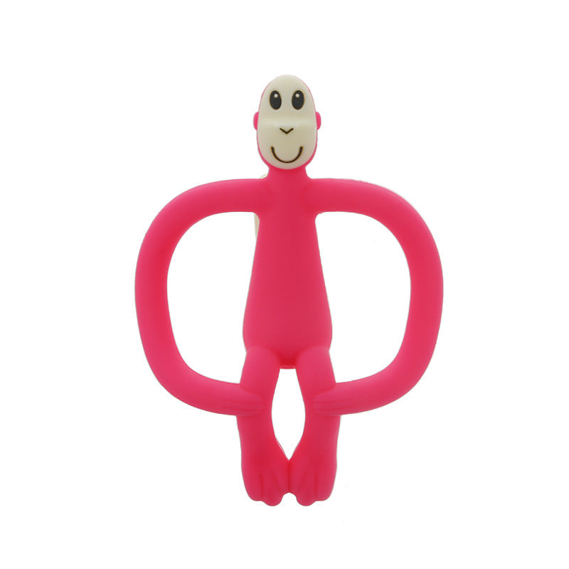 Silicone Baby Teether – Banana, Giraffe, and Monkey Designs