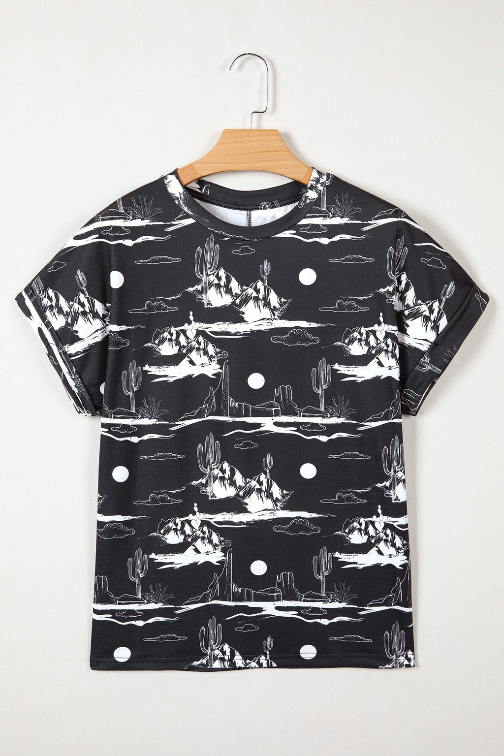 Western Desert Short Sleeve Knit Top