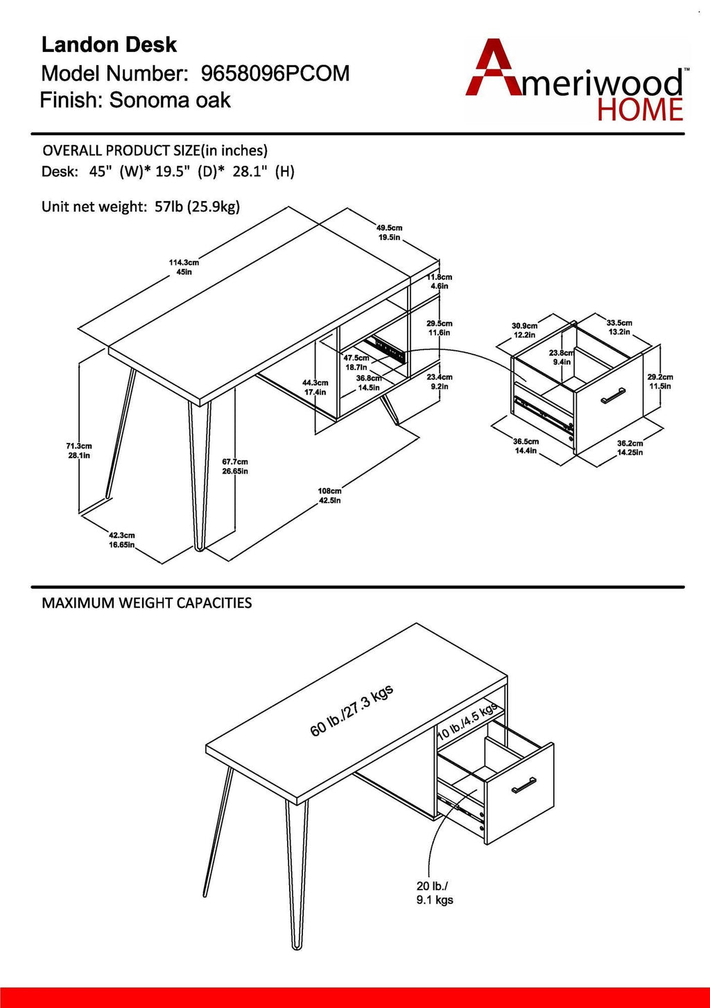 Landon Computer Desk