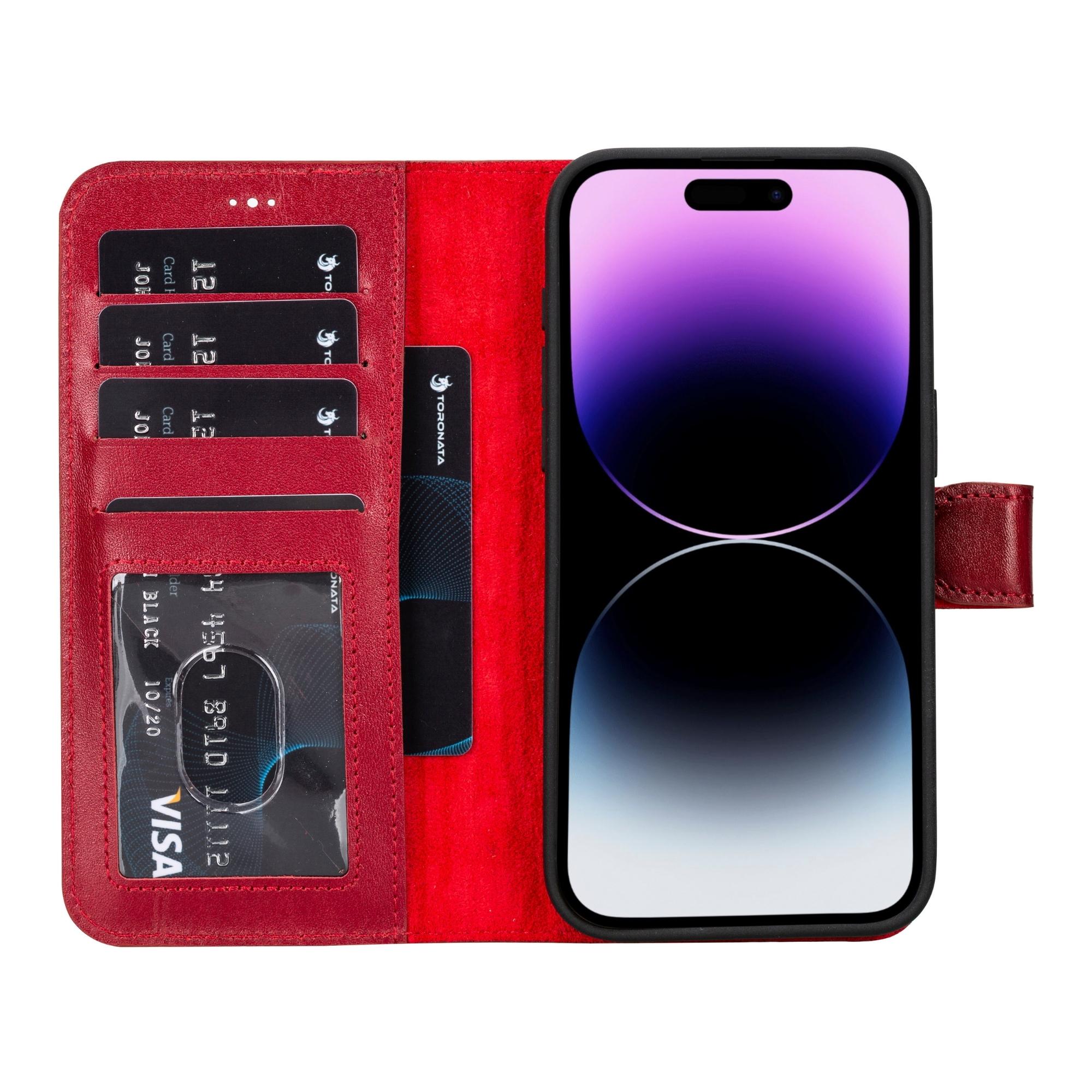 Casper iPhone 14 Series Detachable Leather Wallet Case