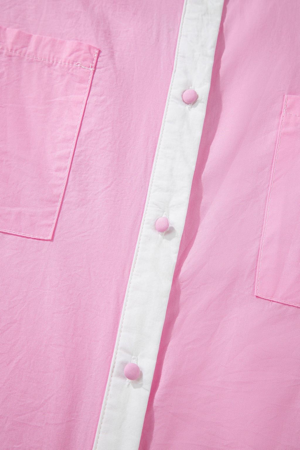 Floral Hollow Out Contrast Patchwork Shirt