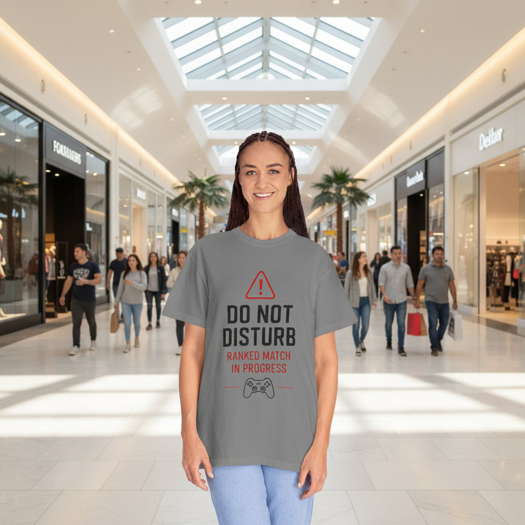 Do Not Disturb Gamer T-Shirt "Ranked Match In Progress" Gaming Tee