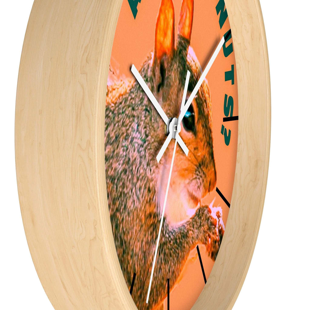 Are You Nuts? Squirrel Wall Clock