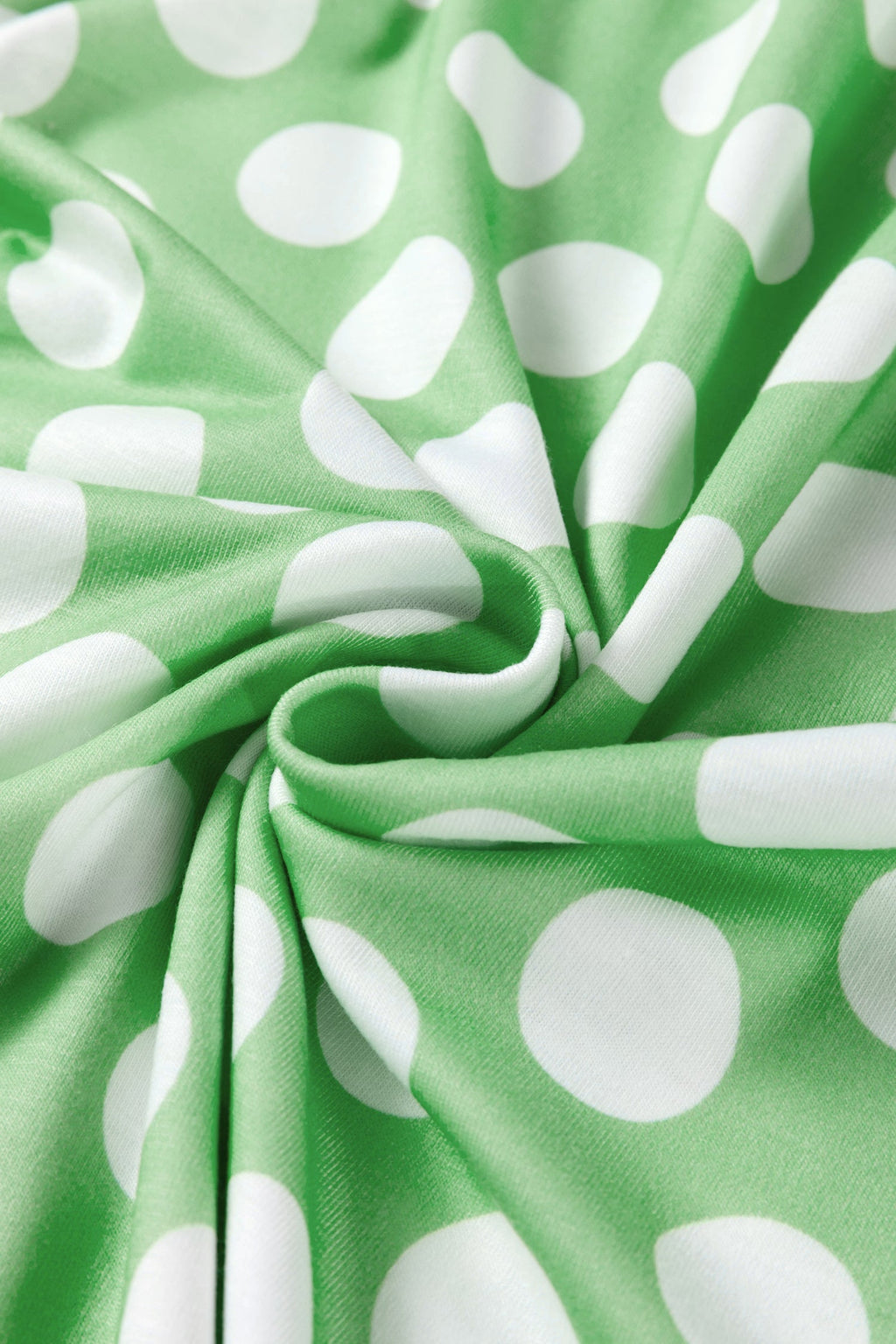 Polka Dot Contrast Trim Loose Tank Top