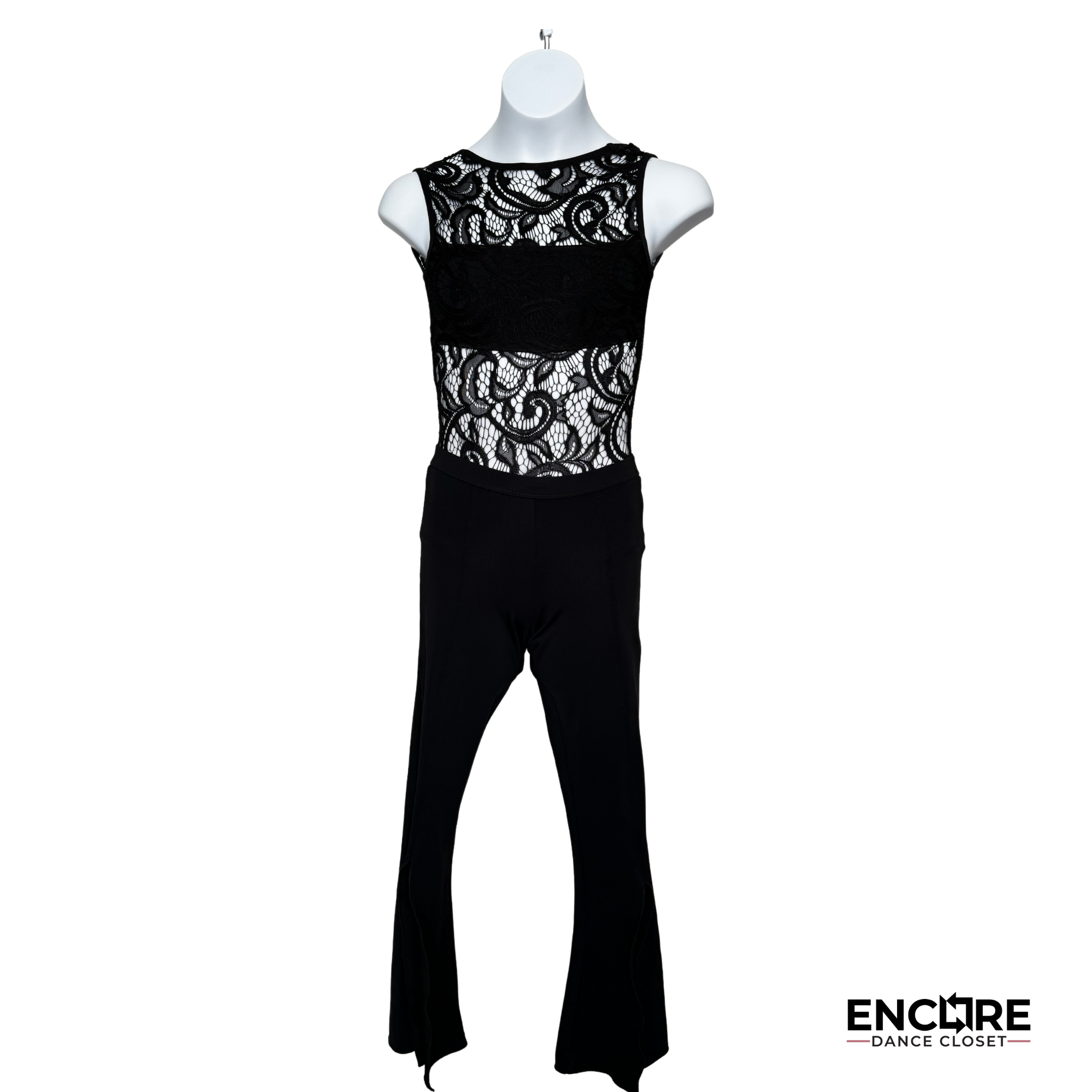 Black Pants and Leo Set