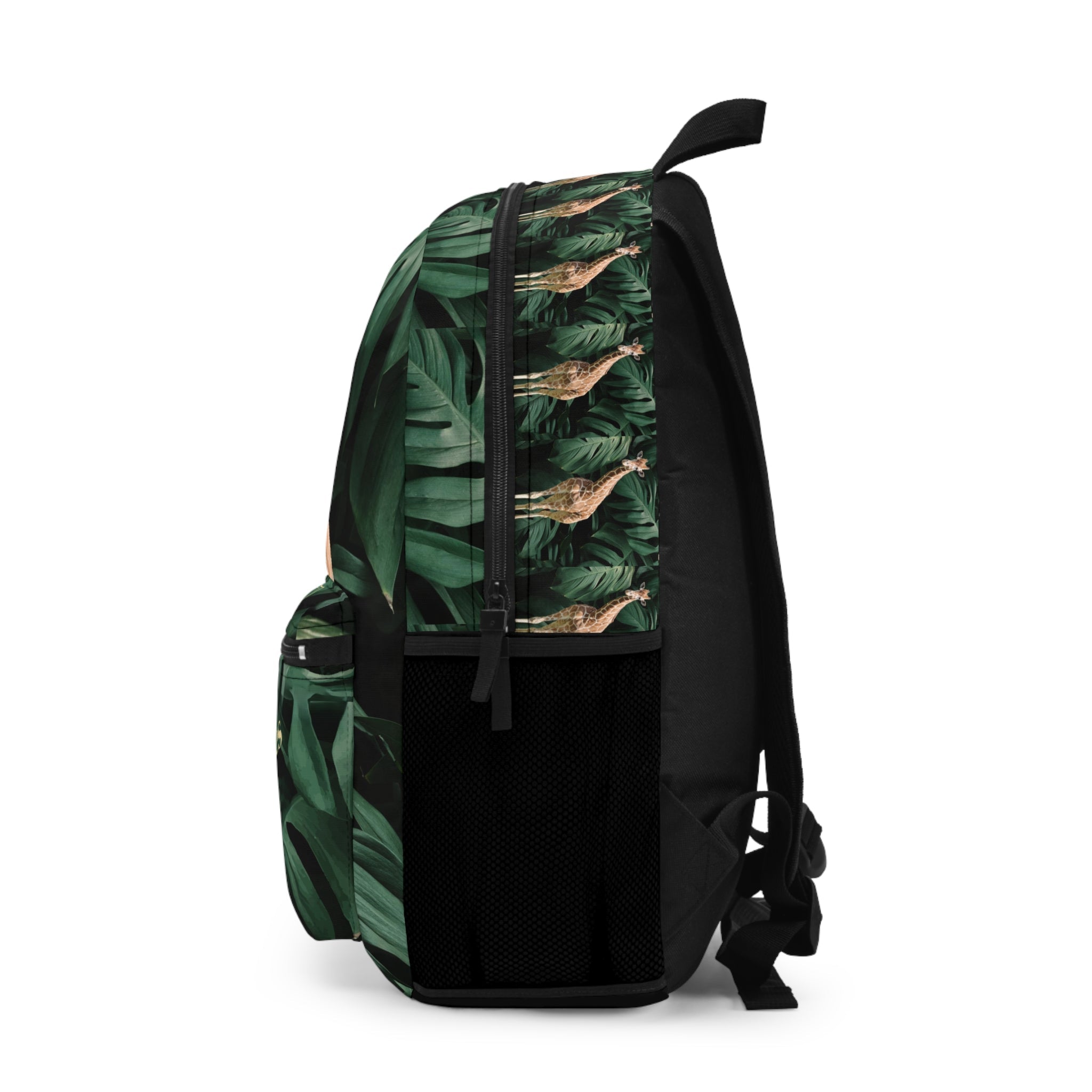 Giraffe Jungle Print Backpack | I Love Giraffes | Personalized Name