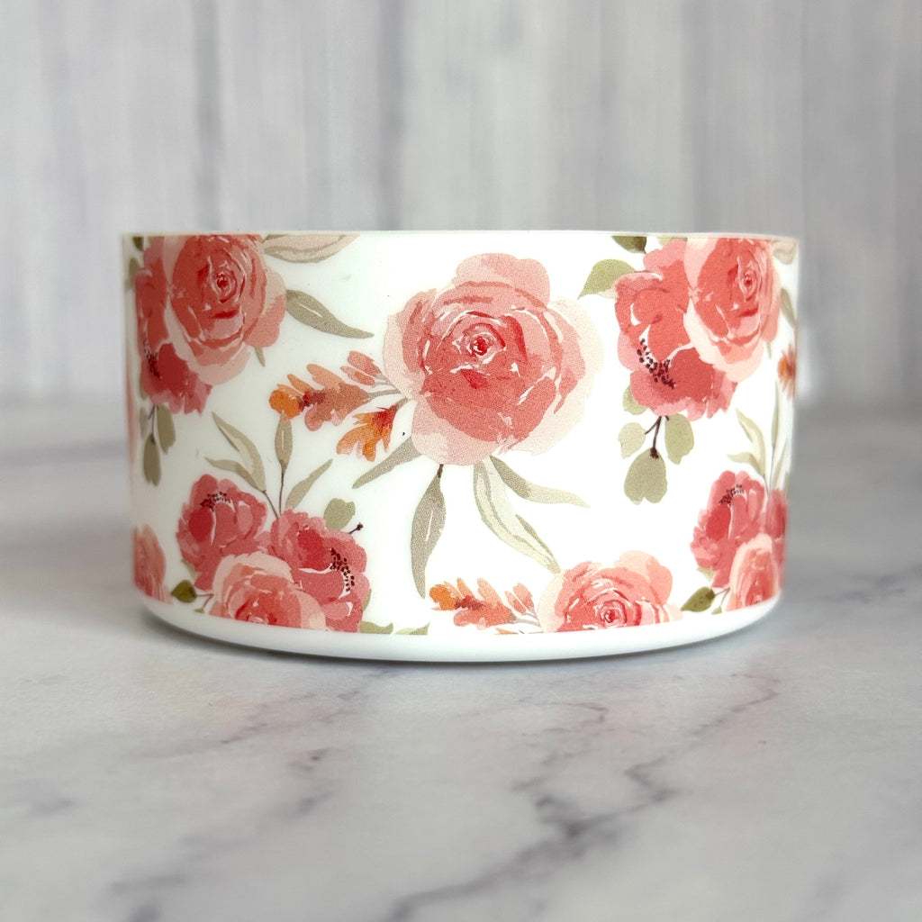 Peony Floral White  Boot