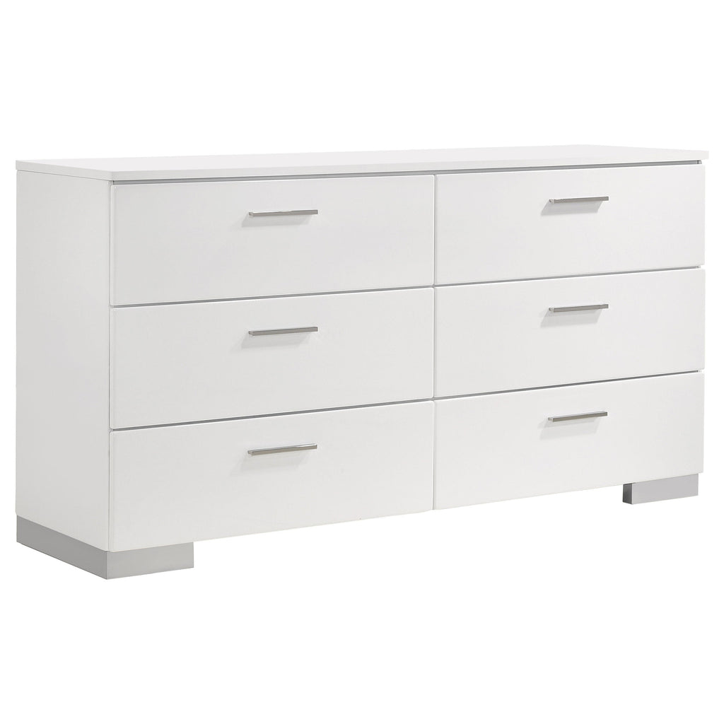 Fillmore White 5-piece Eastern King Bedroom Set