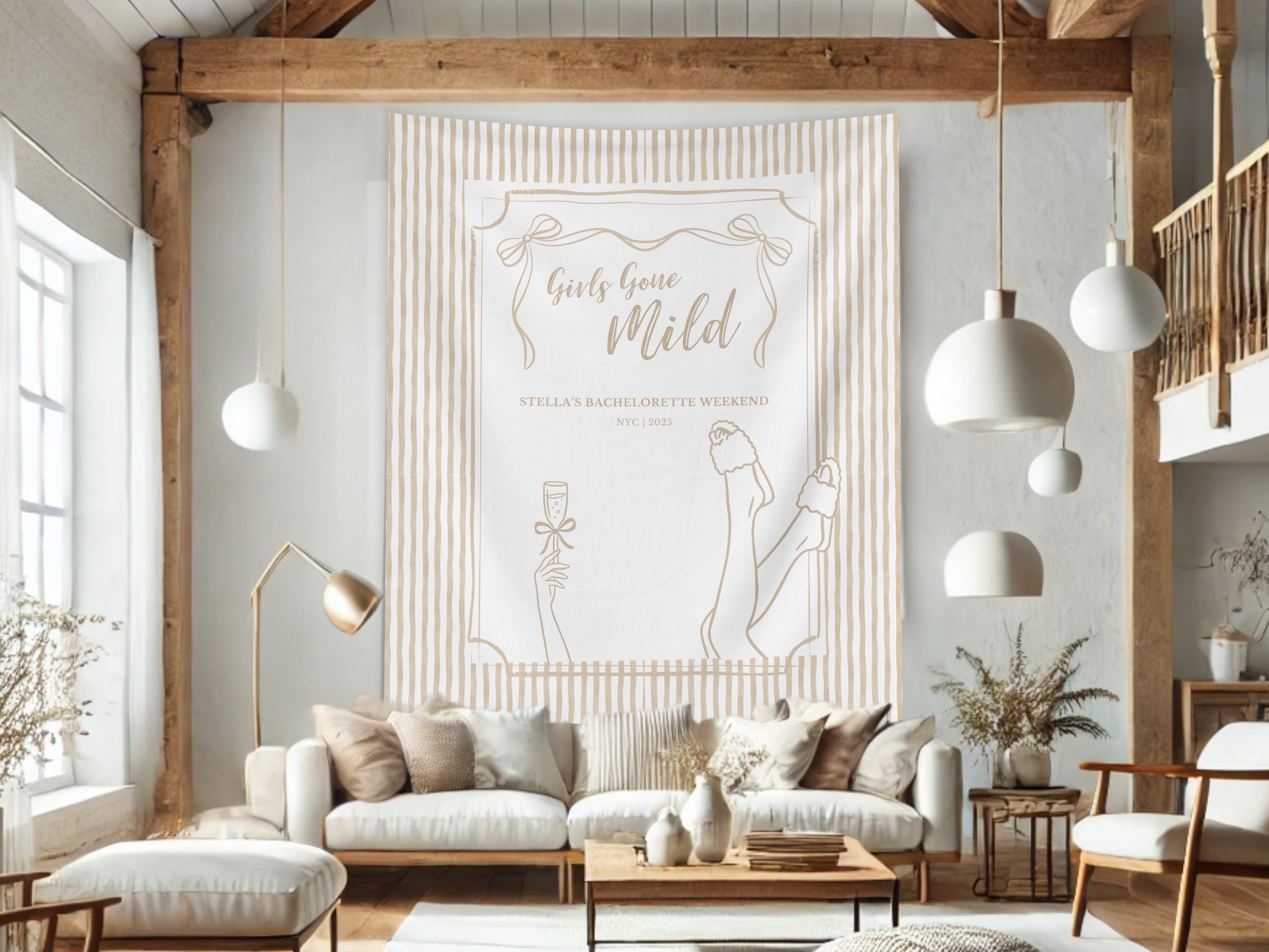 Girls Gone Mild Banner Backdrop