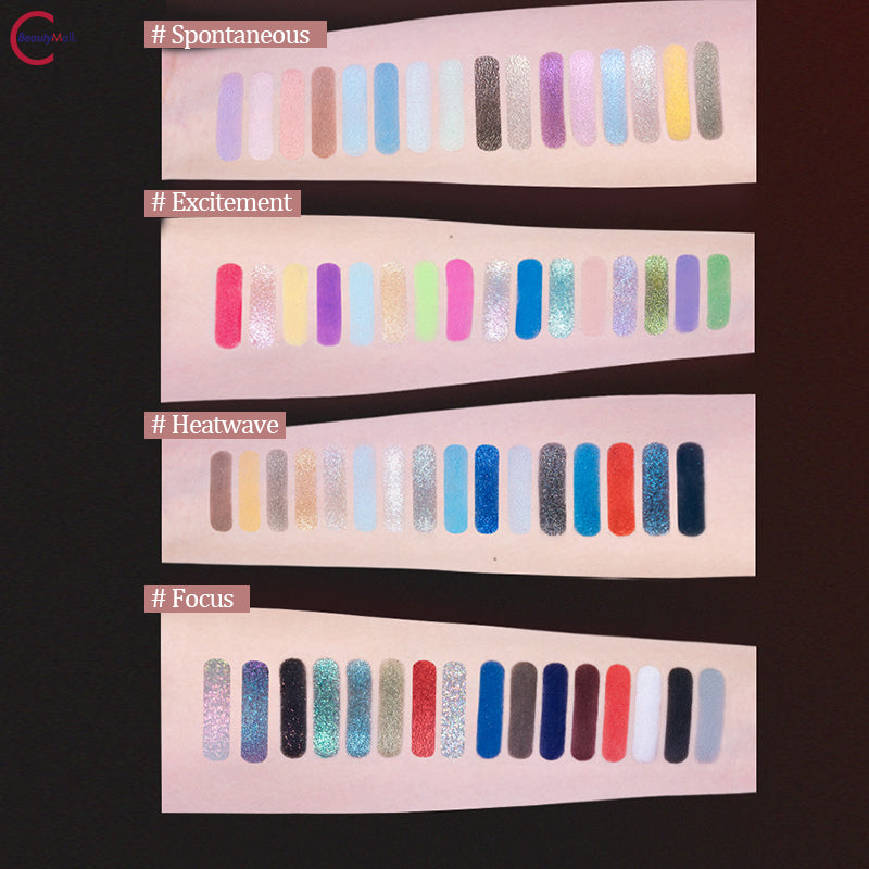 CHEERYEP (QIANYAN) 16-Color Natural Star Eye Shadow Palette - 08#Ambition