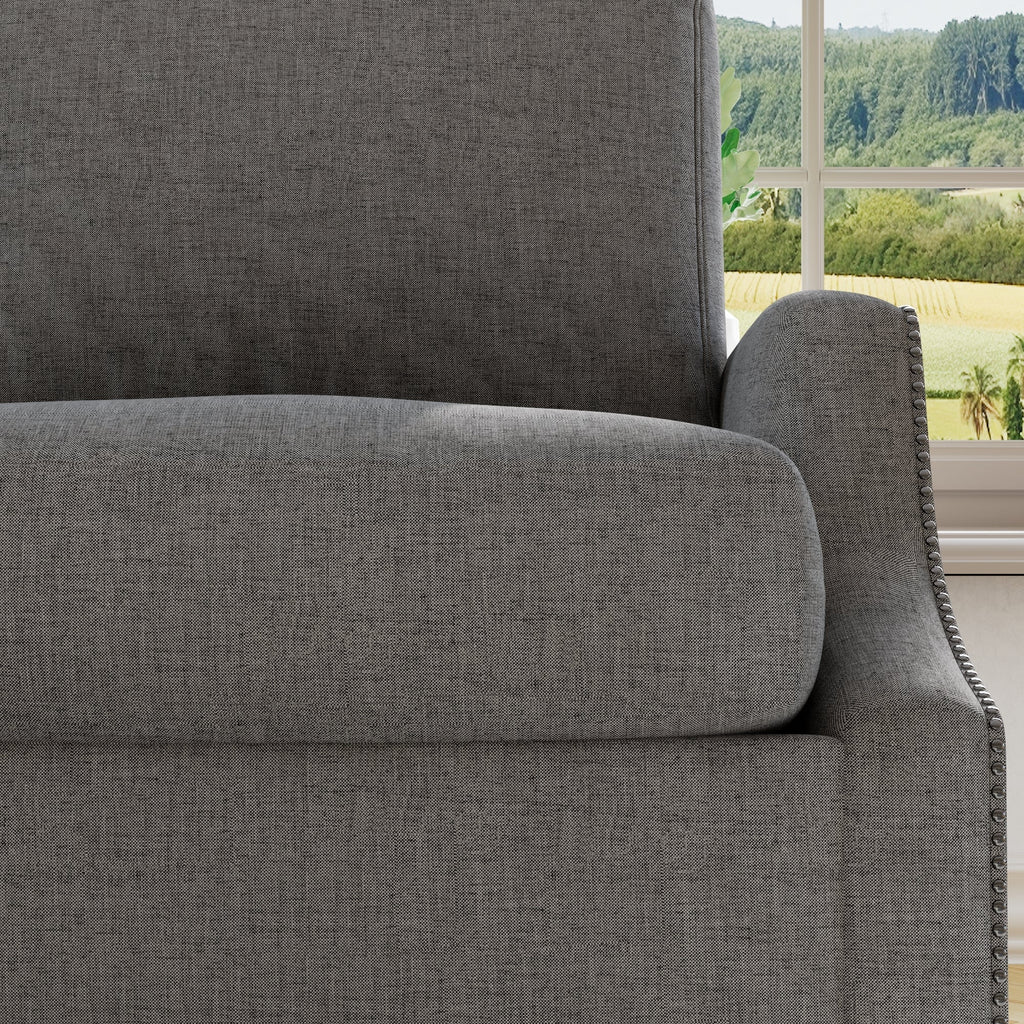 3 Piece Living Room Sofa Sets, Sectional Couch and Loveseat and Armchair Set, Modern 3 Seater Sofa + 2 Seater Couch+ Accent Chair Furniture Set for Apartment