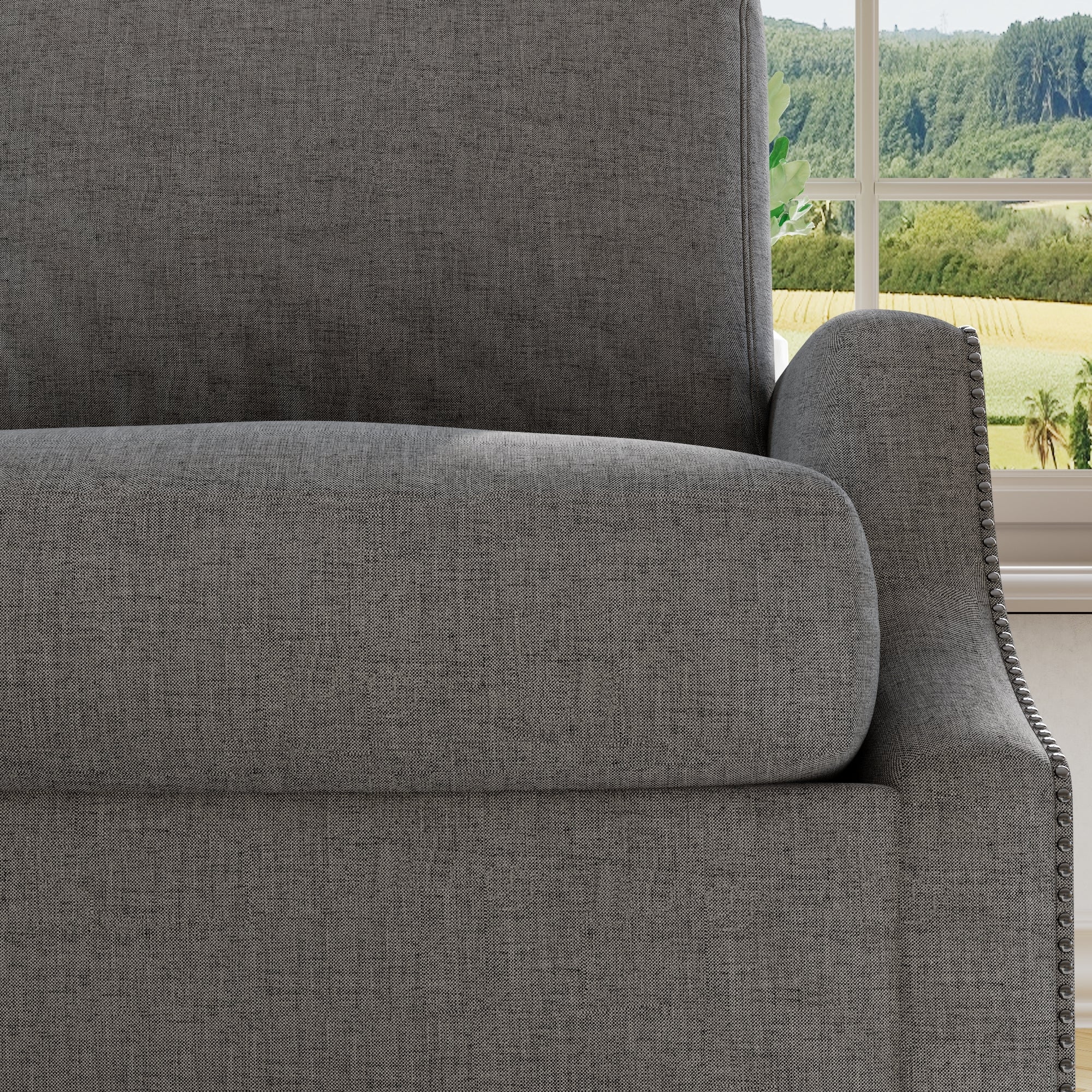 3 Piece Living Room Sofa Sets, Sectional Couch and Loveseat and Armchair Set, Modern 3 Seater Sofa + 2 Seater Couch+ Accent Chair Furniture Set for Apartment