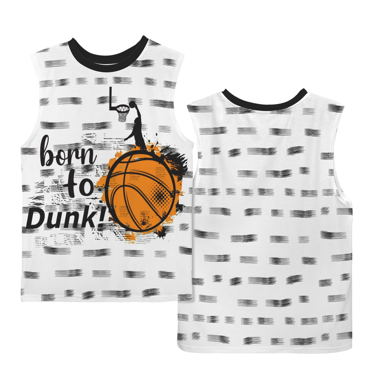 Men's Born to Dunk Basketball Sleeveless T-shirt