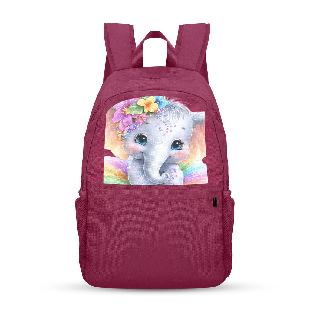 Baby Elephant Casual Backpack | Upper Part Printing