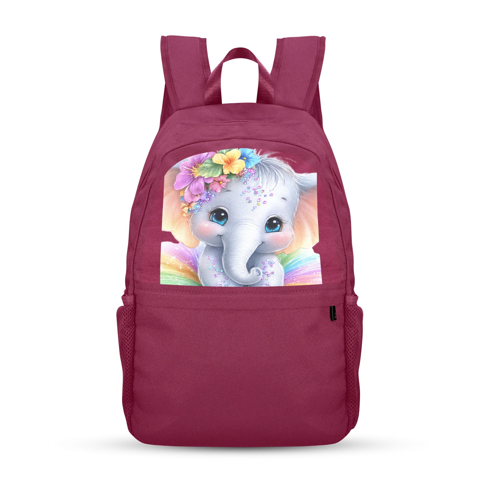 Baby Elephant Casual Backpack | Upper Part Printing