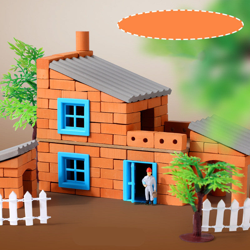 DIY Mini Mason Build-A-House Kit – Educational Construction Toy for Kids