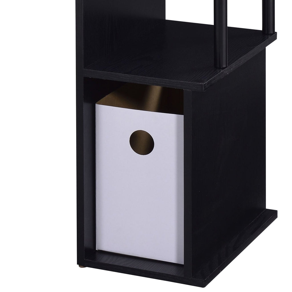 Lyphre Black Finish Computer Desk