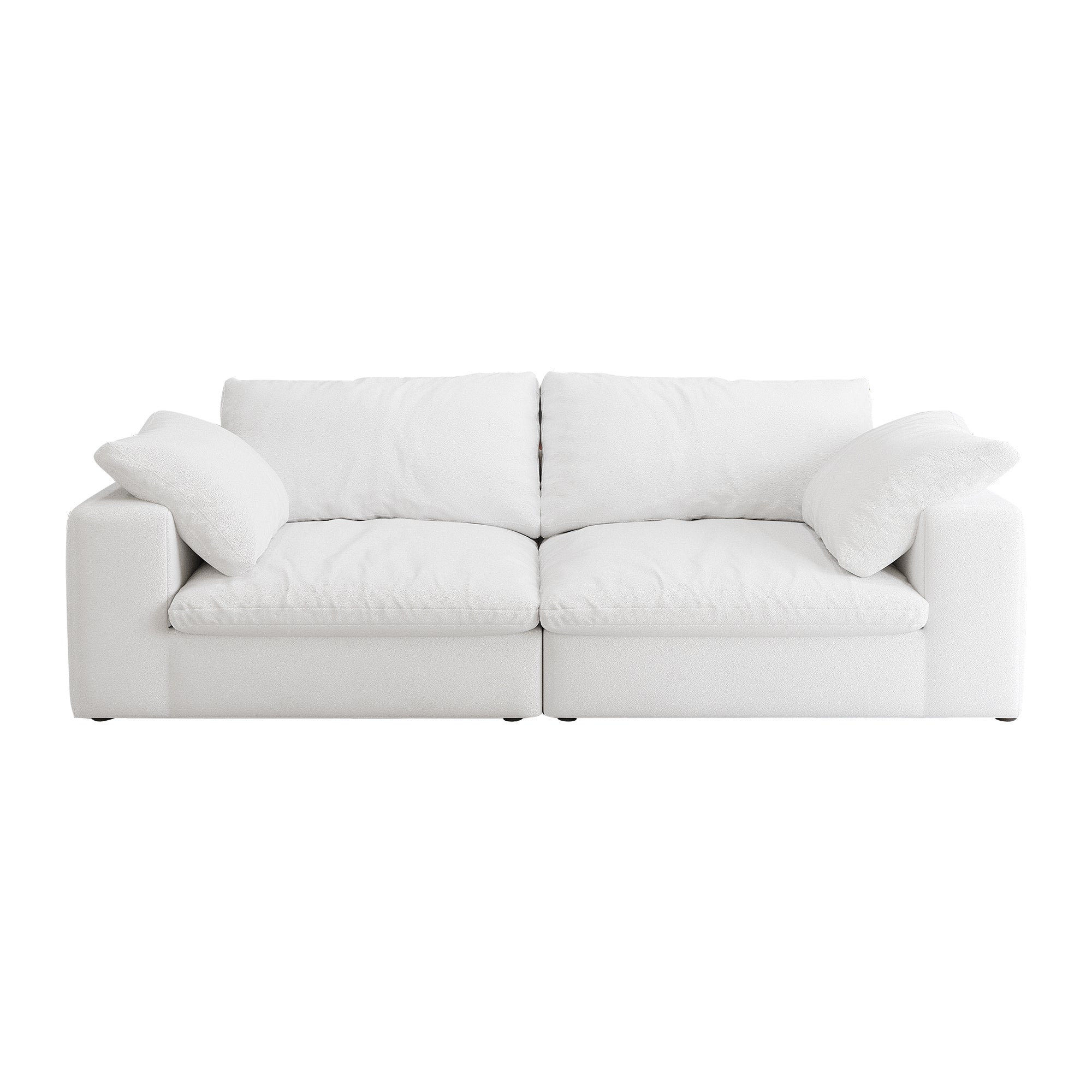 Modular Sectional Couch 80' Down Filled Modular Sectional Sofas for Living Room,Cushion Covers Removable loveseater 2seaters