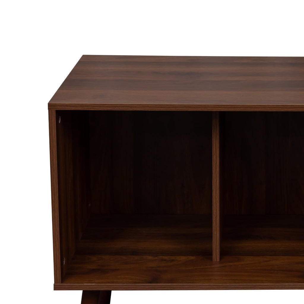 TV Stand Use in Living Room Furniture with 1 storage and 3 shelves Cabinet