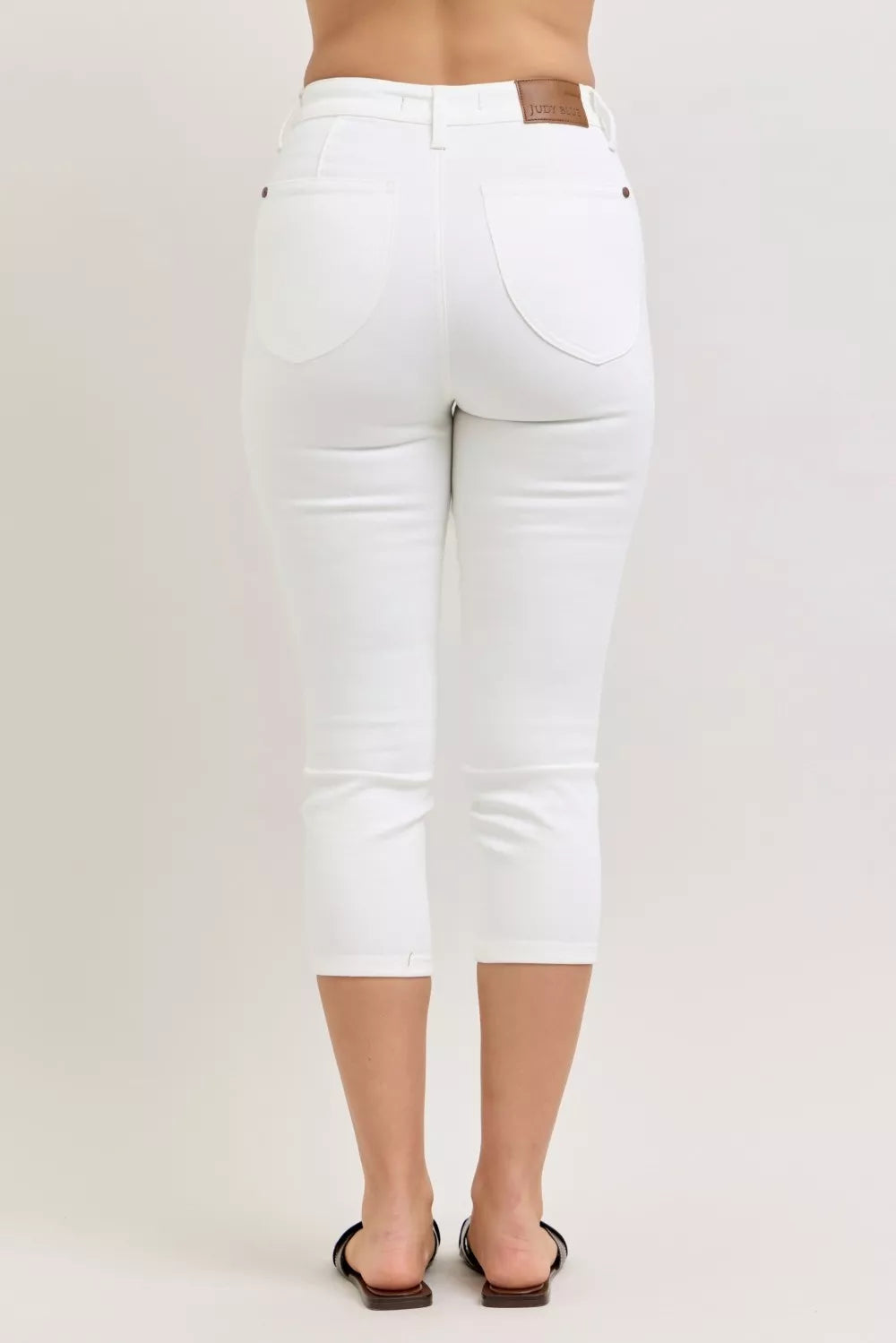 Judy Blue High Waist Capri Pants with Spade Pockets