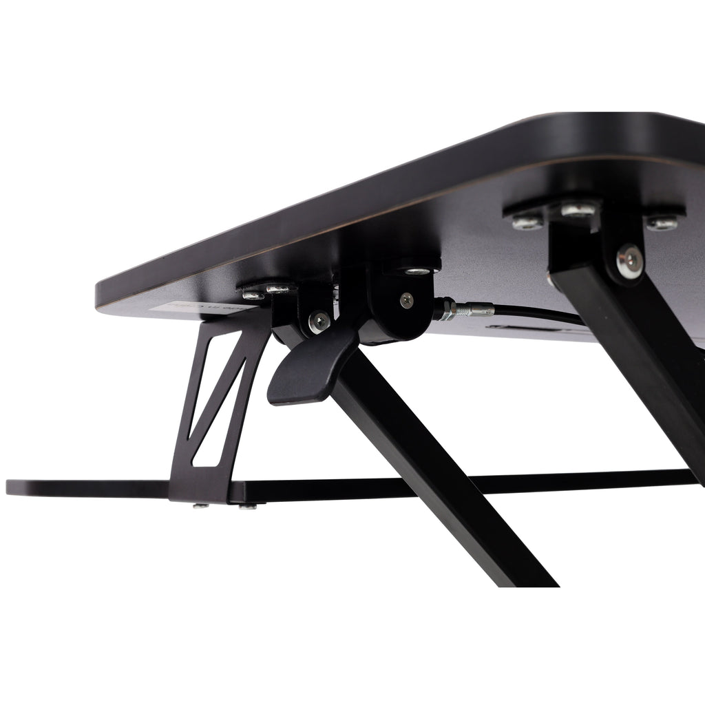 Adjustable Height Standing Laptop Desk,Adjustable Sit to Stand Up Workstation  with Keyboard Tray,Black