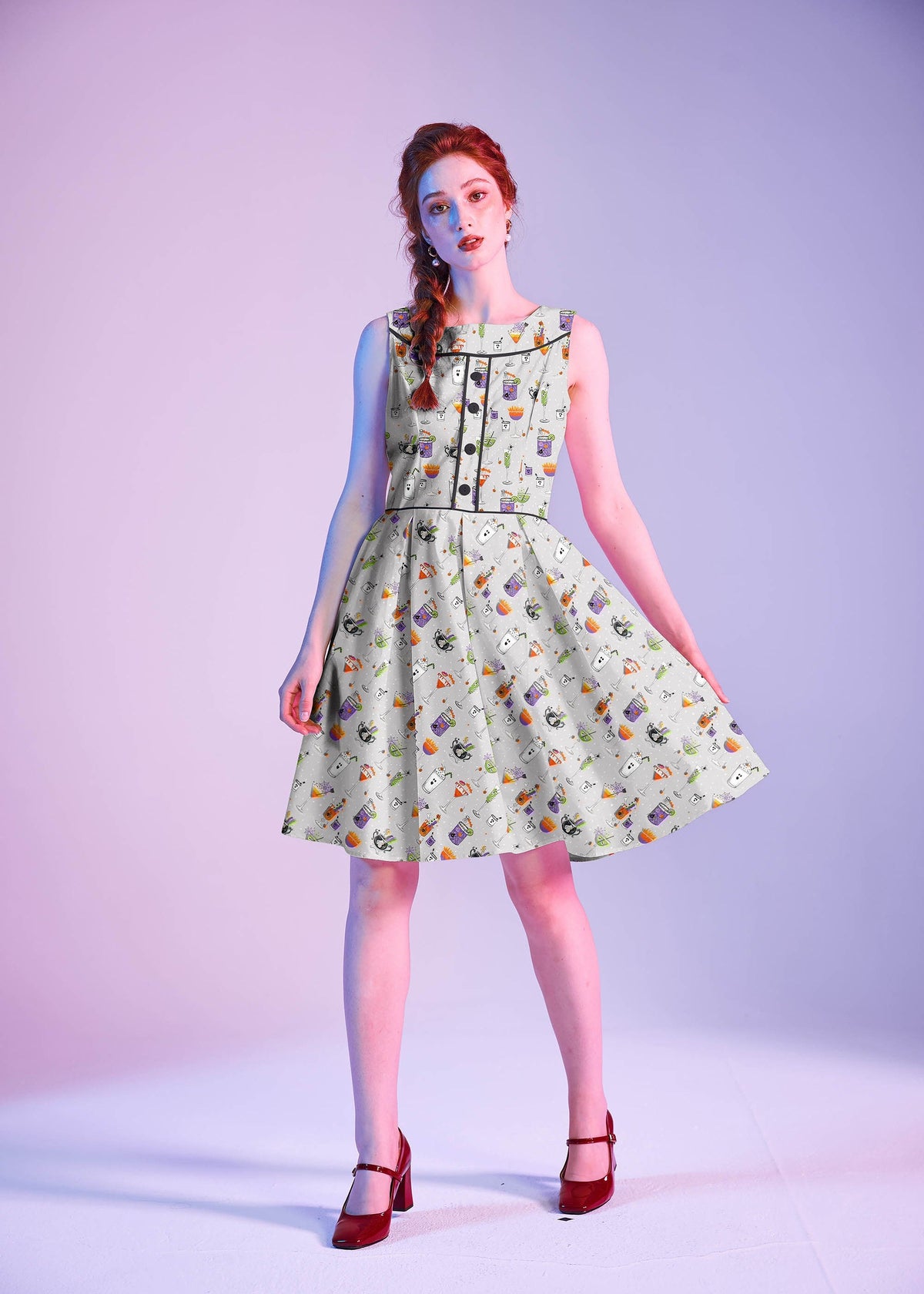 Elizabeth Dress in Witches Brew