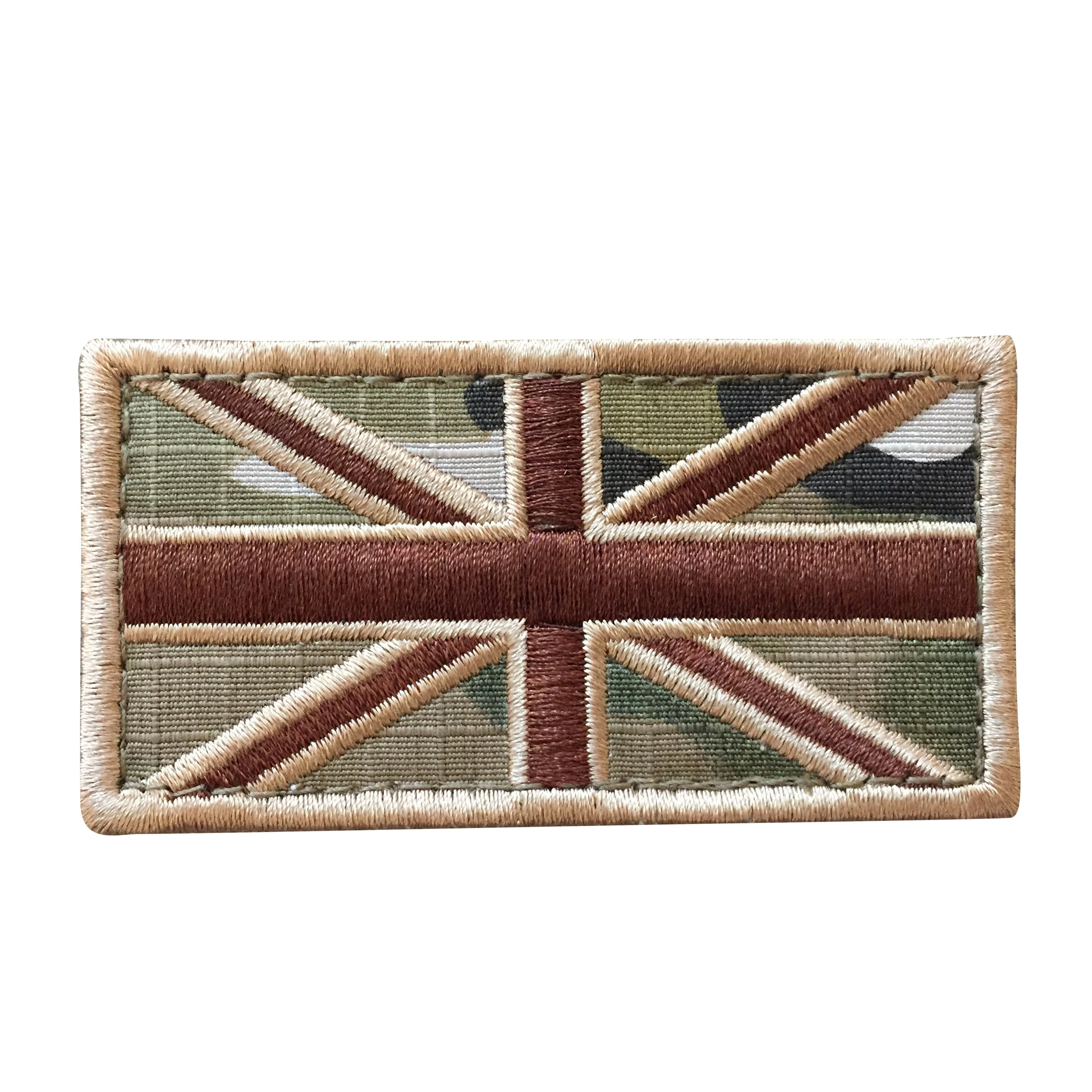 Embroidery Multicam Fabric UK Flag Patch