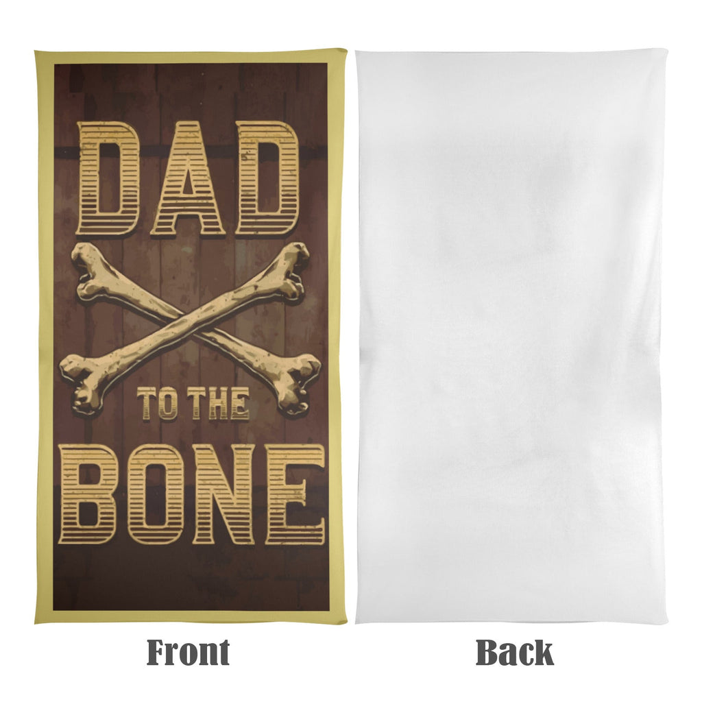 Dad to the Bone Beach Towel 31" x 71" (Made in USA)