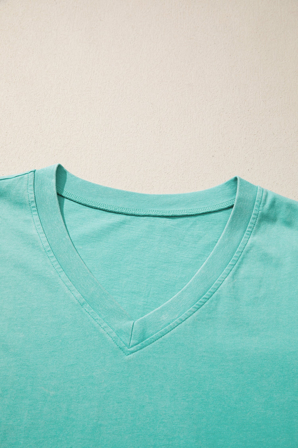 Mineral Wash V-Neck Tee & Skort Set