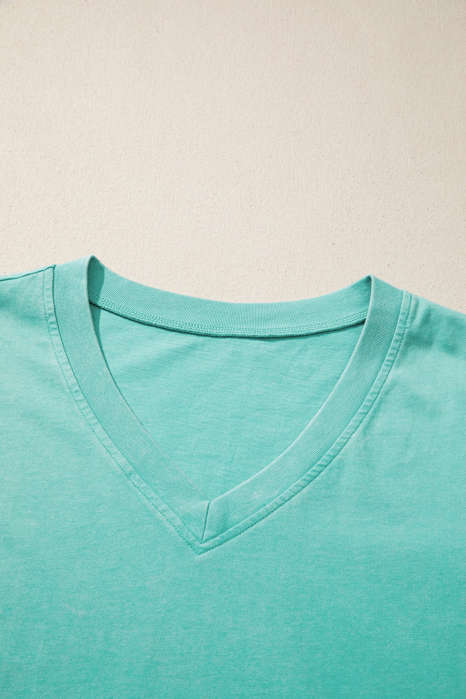 Mineral Wash V-Neck Tee & Skort Set