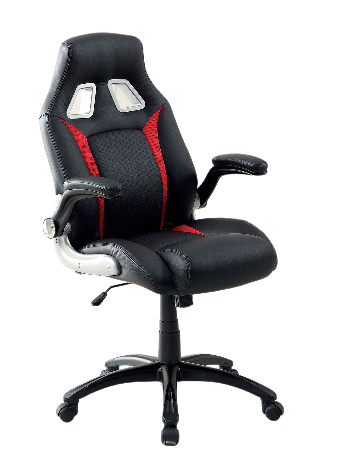 Modern Contemporary Padded Office Chair Pneumatic Height Adjustable An Wheel Legs