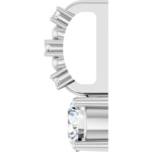 Platinum 4 mm Round Charm/Pendant Mounting – image 5