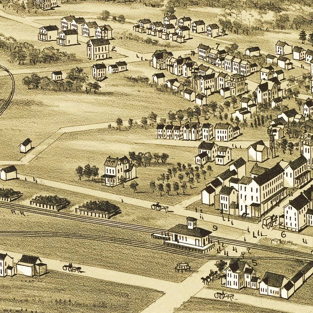Vintage Map of Alburtis, Pennsylvania 1893