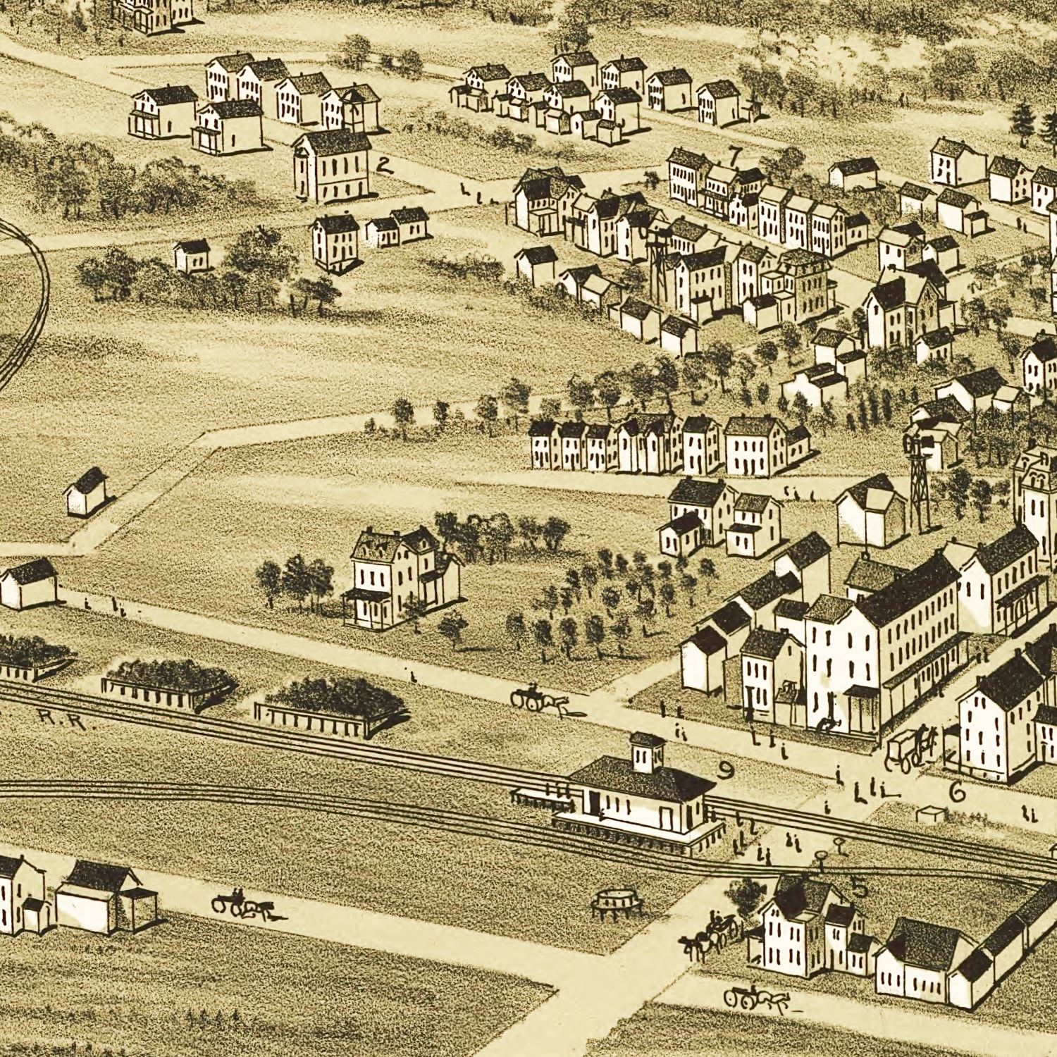 Vintage Map of Alburtis, Pennsylvania 1893