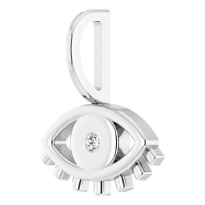 Accented Evil Eye Charm/Pendant