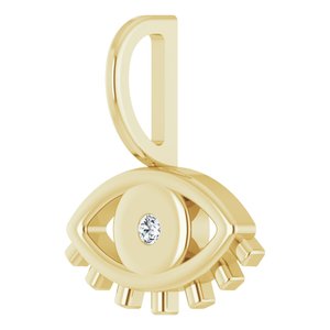 Accented Evil Eye Charm/Pendant