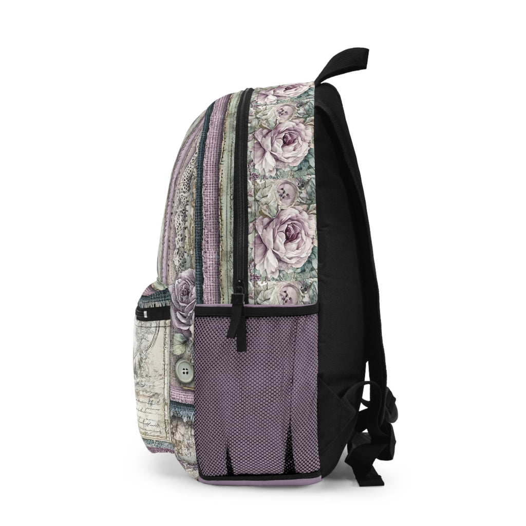 Ballerina Lavender Patchwork Backpack | Perfect for School, Travel, Gifts and Everyday Adventures