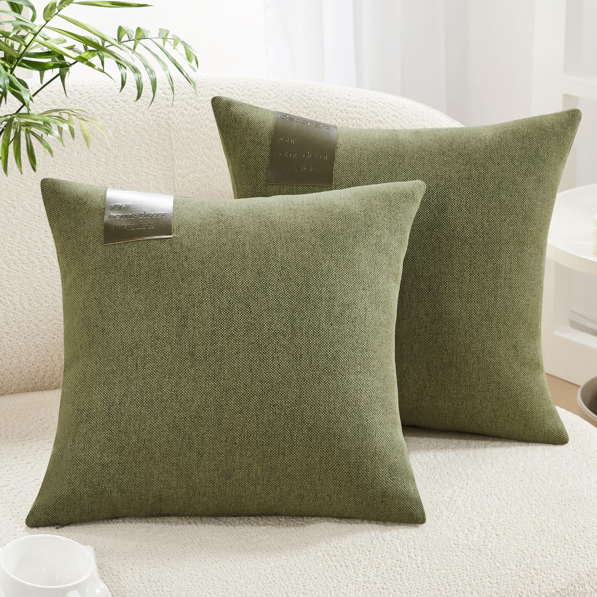 Saddle Brown Lumbar Pillow Covers, 2PCS