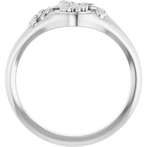 Floral Signet Ring
