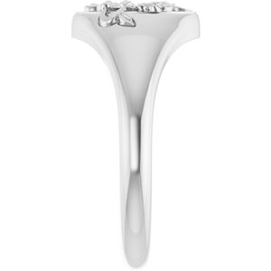 Floral Signet Ring