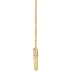 Lab-Grown Diamond Heart Necklace