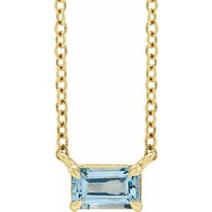 Claw-Prong Solitaire Necklace or Center